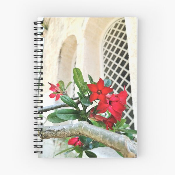 Item preview, Vivid red flowers against wall designed and sold by StylePunch.