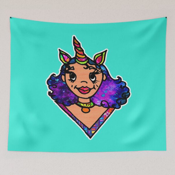 Item preview, Galactic Unicorn Girl designed and sold by artbyomega.