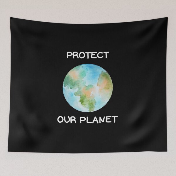 Item preview, Protect Planet Earth Ocean Sea Shirt Greta Mother Earth Thunberg Cute Recycle Funny Mother Earth Water Plastic Eco Climate Change SOS Help Pollution Nature Ozone Environment Cute Funny Gift Idea designed and sold by EpsilonEridani.