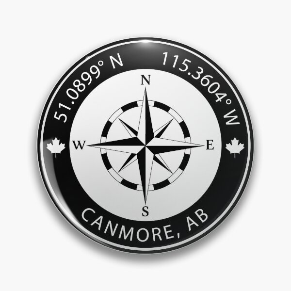 Item preview, Canmore, Alberta Geographical Coordinates designed and sold by TeeOhGraphics.