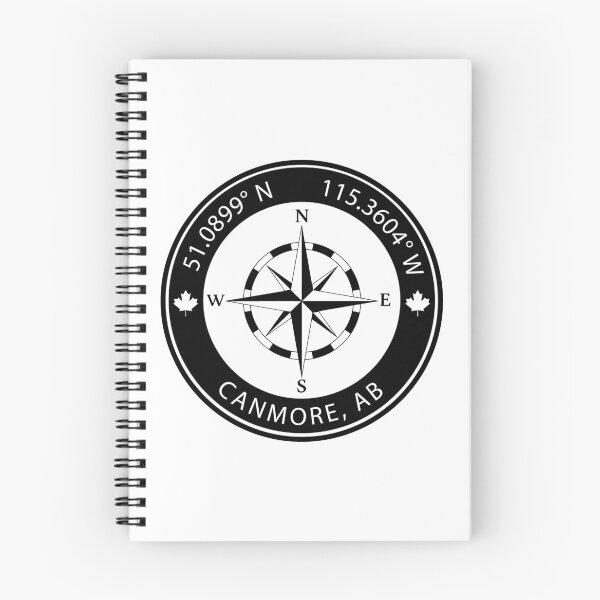 Item preview, Canmore, Alberta Geographical Coordinates designed and sold by TeeOhGraphics.