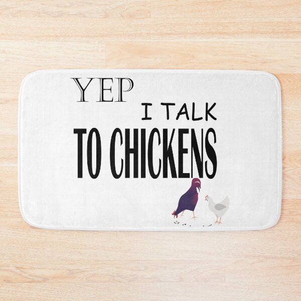 Item preview, yep i talk to chickens t-shirt design designed and sold by zouhairchnafa.