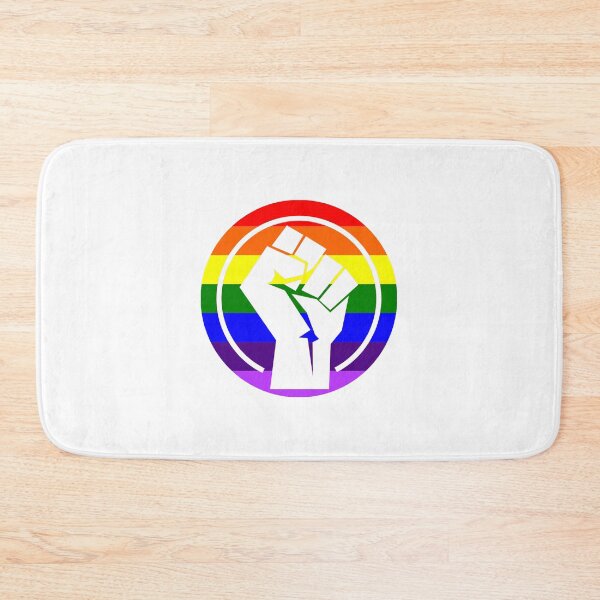 Item preview, Resistance Fist "LGBTQIA+ Flag" designed and sold by itsmebecca.
