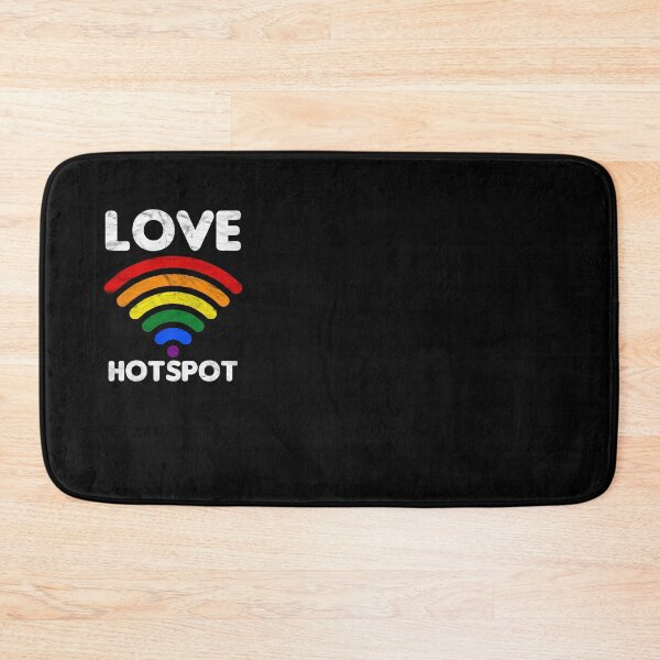 Item preview, LGBT Love Hotspot Rainbow Pride Gifts designed and sold by AlphaDist2.