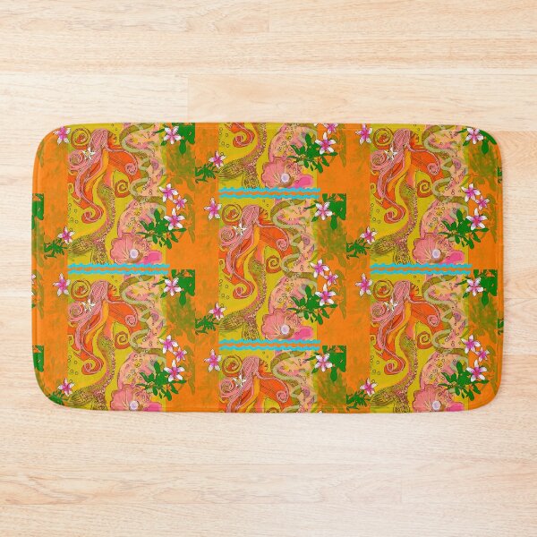 Item preview, Orange mermaid designed and sold by Julia Grammer-Begley.