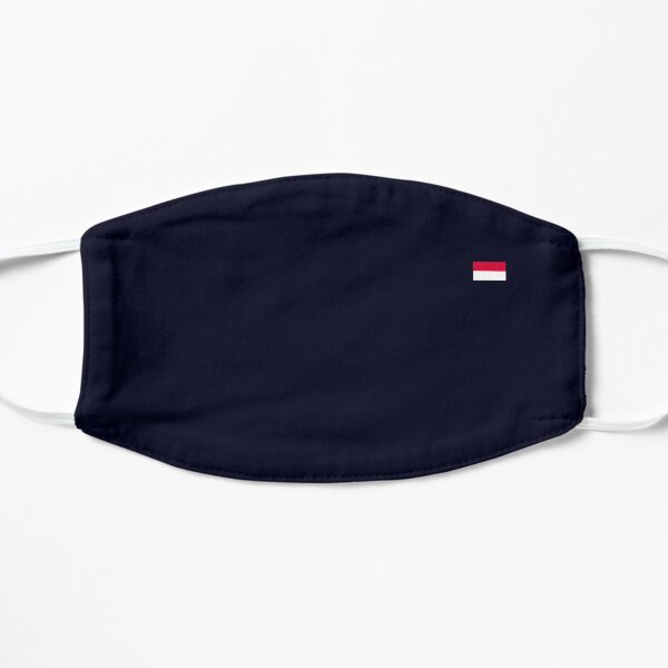 Monaco flag Flat Mask