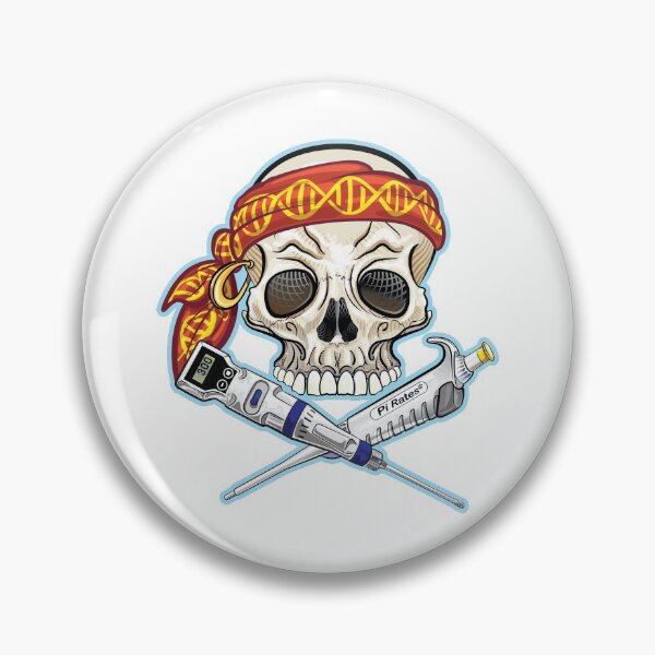 Item preview, PCR Pirate Funny Design for DNA Biotechnology Lab Scientists designed and sold by Zit-Zat-Zot.