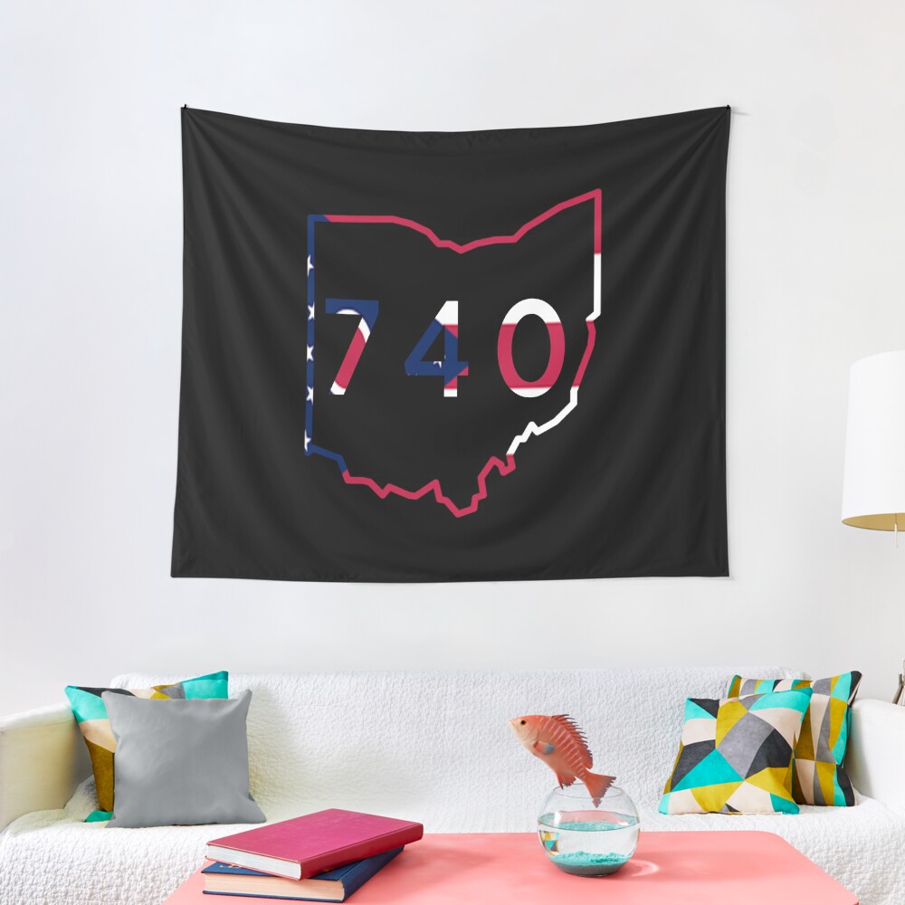 740 Area Code Athens Ohio Tapestry By Mrties Redbubble