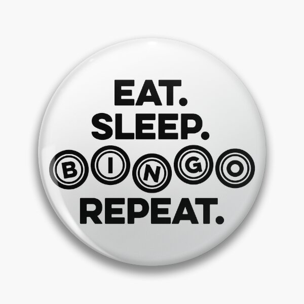Item preview, Eat Sleep Bingo Repeat - Funny Caller Player Game Balls Gift designed and sold by Style4You24.