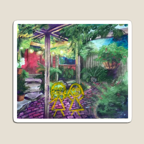 Item preview, Girls in a Garden designed and sold by mary-k8.