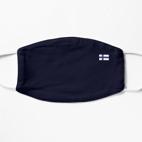 Finland flag Flat Mask