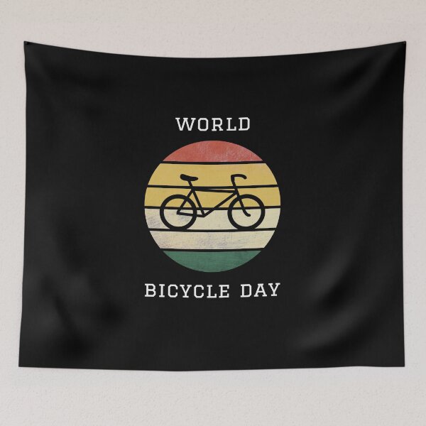 Item preview, World Bicycle Day Cycling Yoga Jogging Run Motorcycle Biker Sport Fitness Soccer Run Health Workout Football Bodybuilding Cute Funny Motivational Inspirational Gift Idea designed and sold by EpsilonEridani.