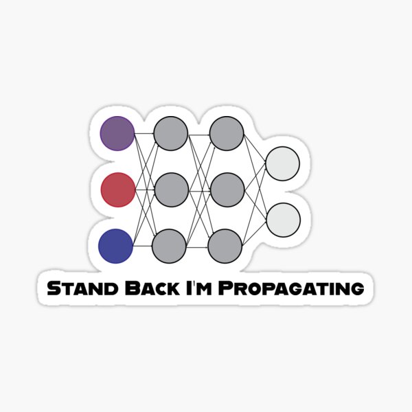 Item preview, Neural Network Propagation designed and sold by IreneLavender.