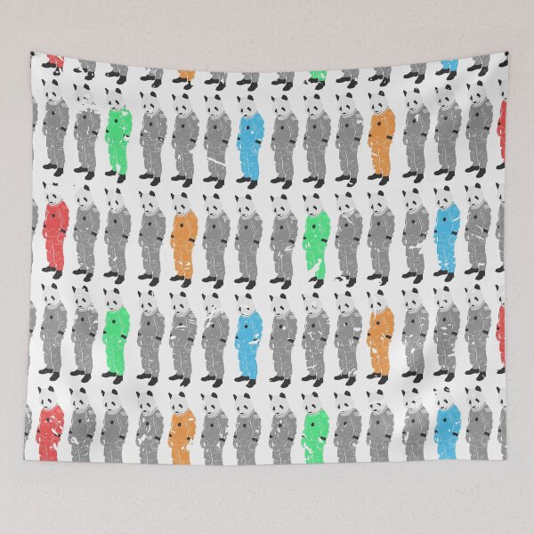 Item preview, Space Panda Distressed 4 (White) designed and sold by animinimal.