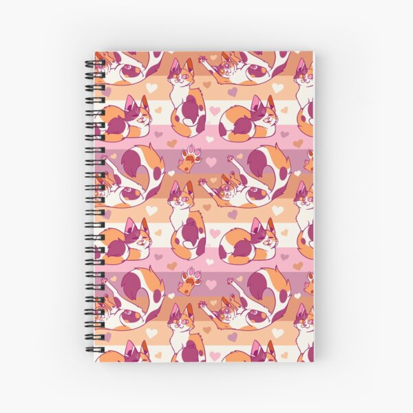 Queer Kitties - Lesbian Spiral Notebook