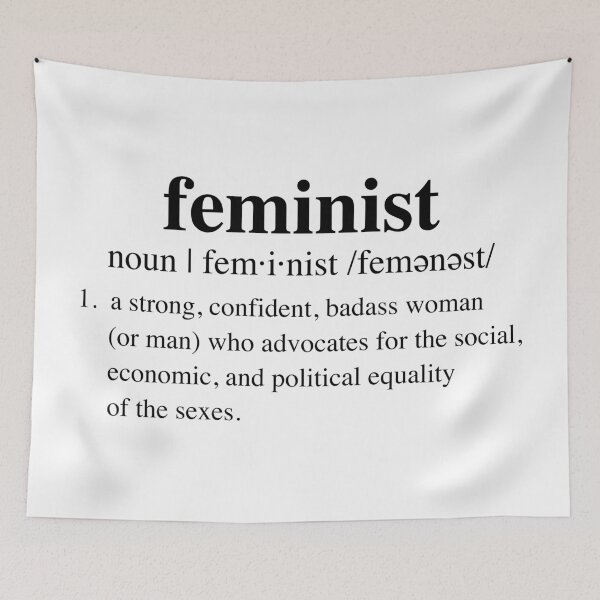 Item preview, BADASS feminist definition designed and sold by Thelittlelord.