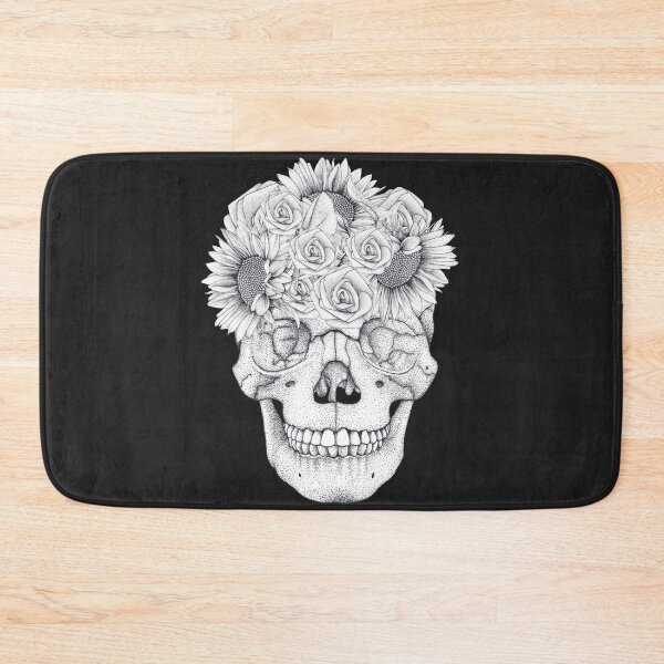 Item preview, Floral Skull designed and sold by Flower Magic .