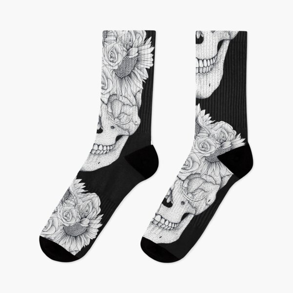 Item preview, Floral Skull designed and sold by Flower Magic .