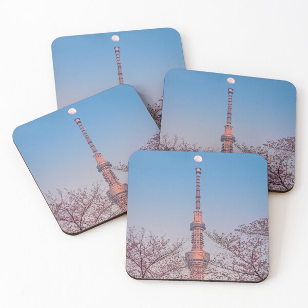 Item preview, Balance - Tokyo Skytree with the Moon - Spring in Asakusa designed and sold by Jordan McChesney.