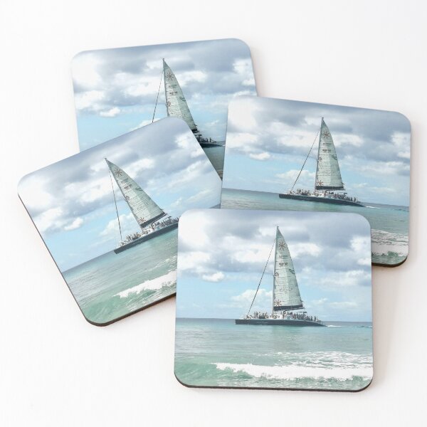 Item preview, Sailboat on a Caribbean horizon designed and sold by StylePunch.