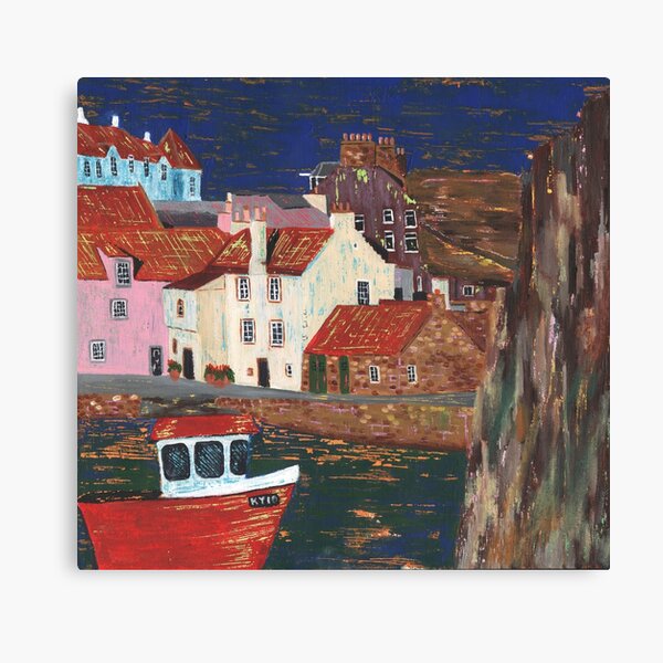 Pittenweem Harbour 6 Canvas Print