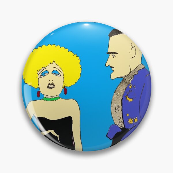 Item preview, MAE MURRAY John Gilbert THE MERRY WIDOW caricatures by John Decker designed and sold by Love30smovies.