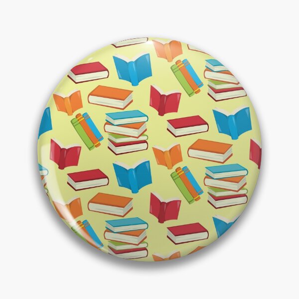 Item preview, Cute Bookworm Yellow Book Pattern designed and sold by Epic Love Designs.
