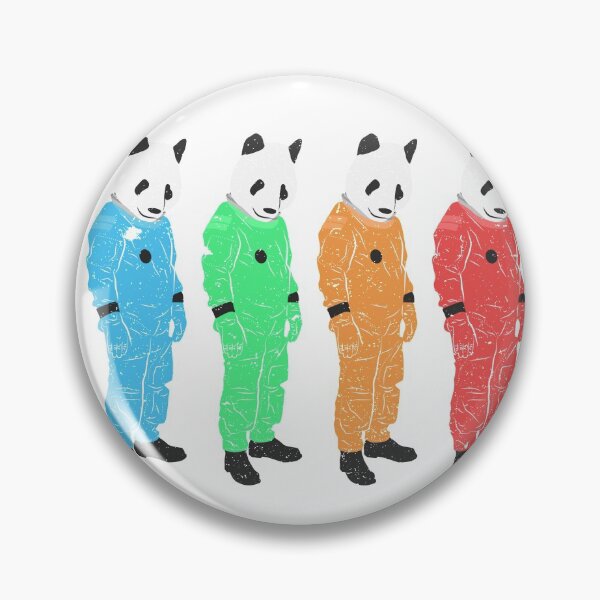 Item preview, Space Panda Distressed 3 (white) designed and sold by animinimal.