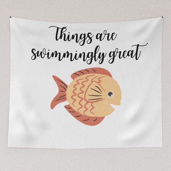 Item preview, Things Are Swimmingly Great designed and sold by ItsNikkiArts.
