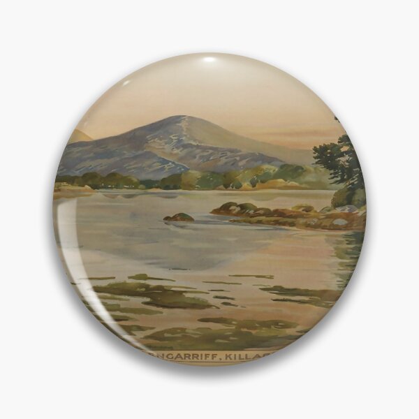 Item preview, Ireland for glorious sunshine vintage travel poster designed and sold by stickart-marek.