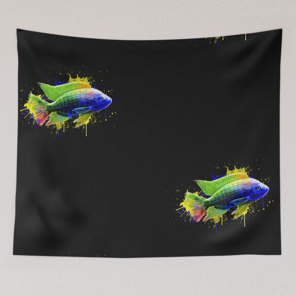 Item preview, Colorful Fish - Paint Brush designed and sold by KaveManAquatics.