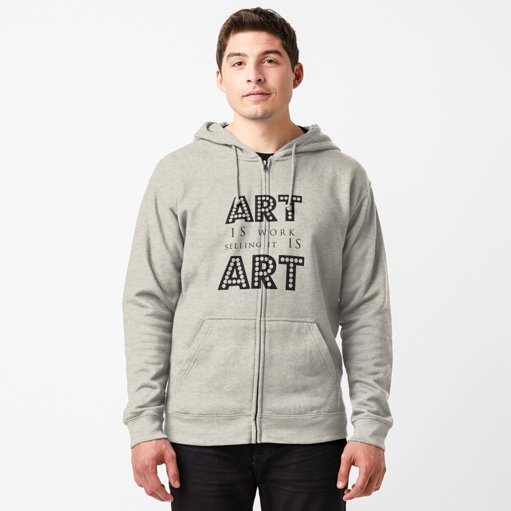 ART Zipped Hoodie