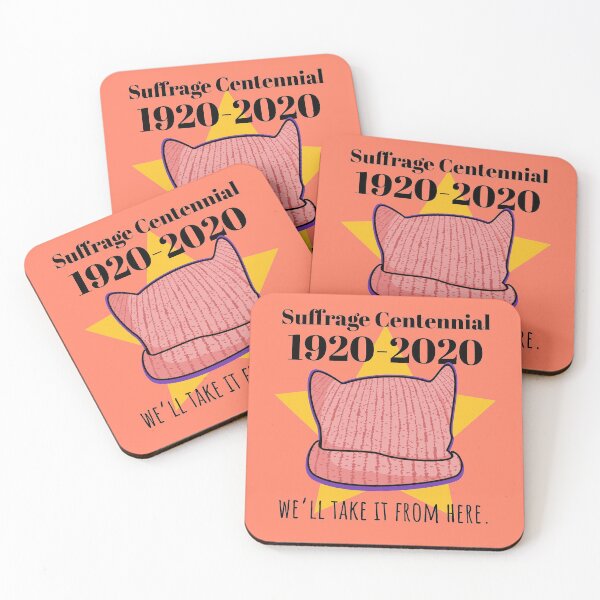 Item preview, Suffrage Centennial Pink Pussy Hat 1920-2020 designed and sold by Huhnerdieb Apparel.