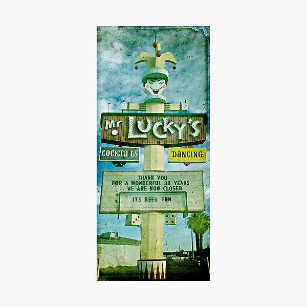 Mr. Lucky's 2 Photographic Print