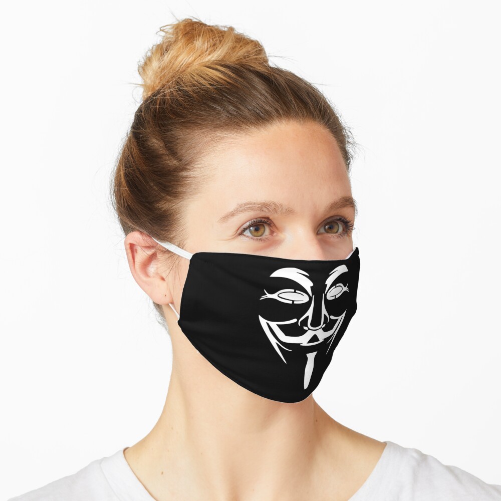 Anonymous Mask By Noupui Redbubble - roblox free hacker mask