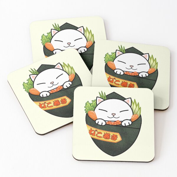 Item preview, Chubby Cats Temaki Sushi Cat designed and sold by Takeda-art.