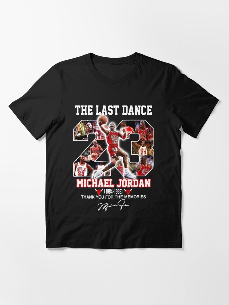 The last dance t shirt michael jordan Clearance
