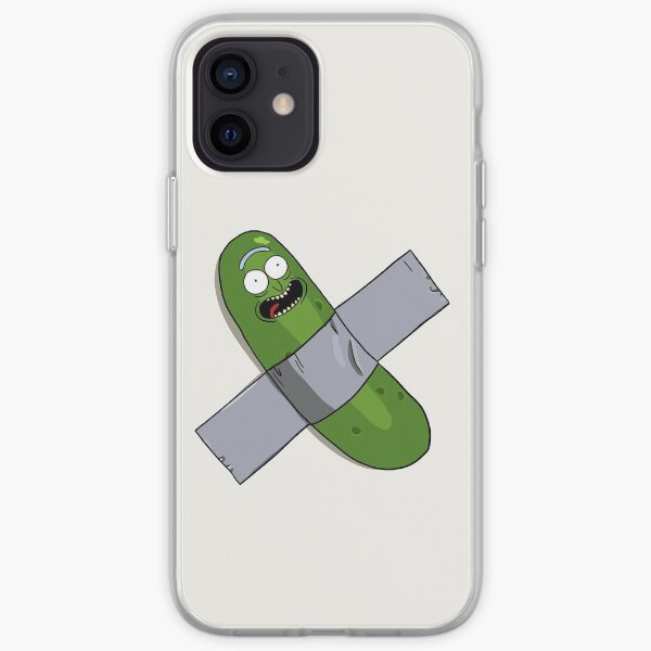 Pickle Rick Modern Art Happy Version - Rick and Morty Fan Art iPhone Soft Case