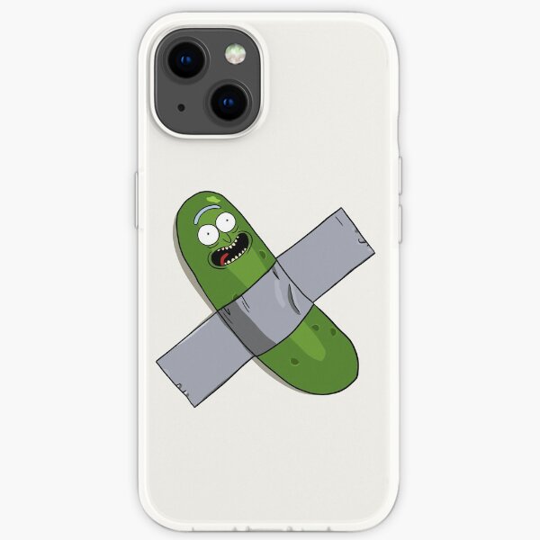 Pickle Rick Modern Art Happy Version - Rick and Morty Fan Art iPhone Soft Case