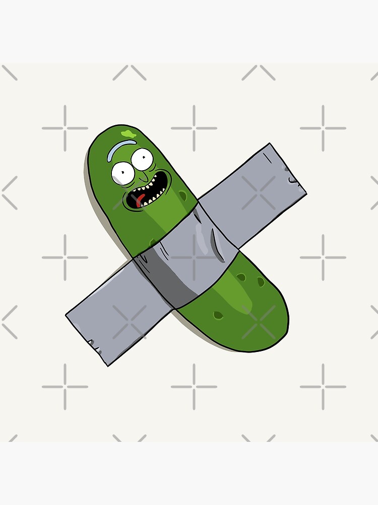 Pickle Rick Modern Art Happy Version - Rick and Morty Fan Art by Radarek1989