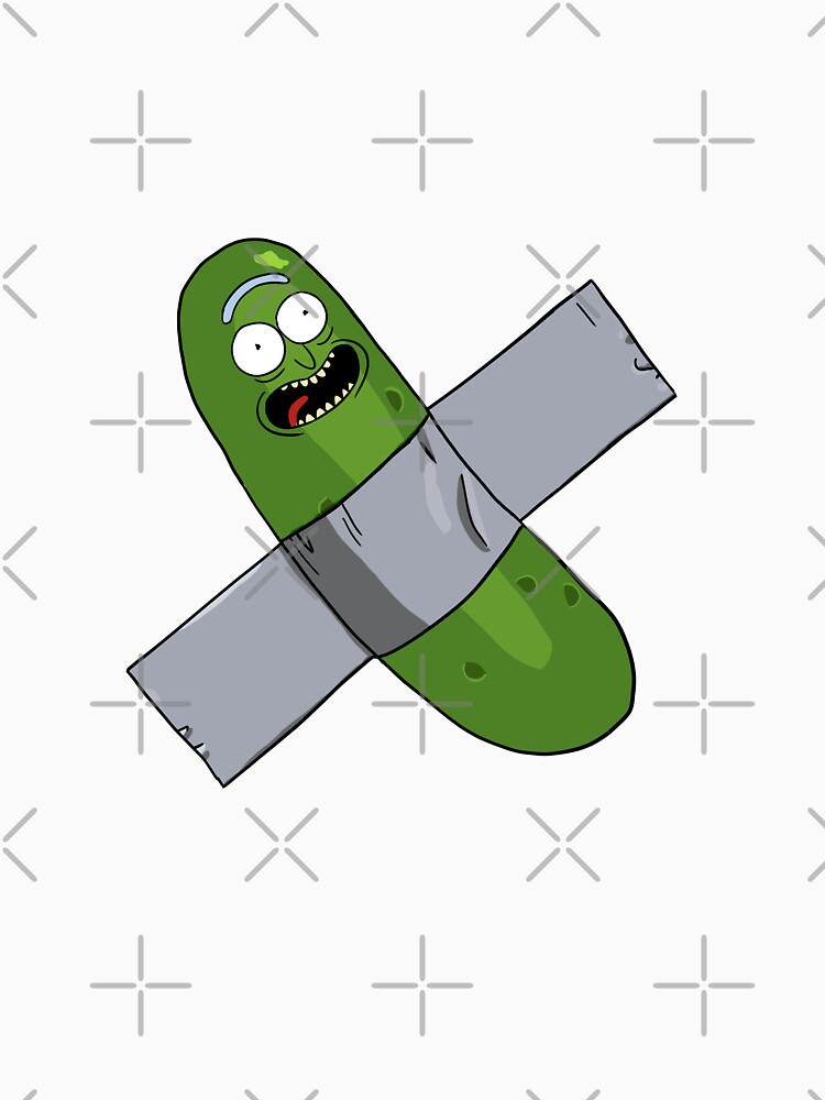 Pickle Rick Modern Art Happy Version - Rick and Morty Fan Art by Radarek1989