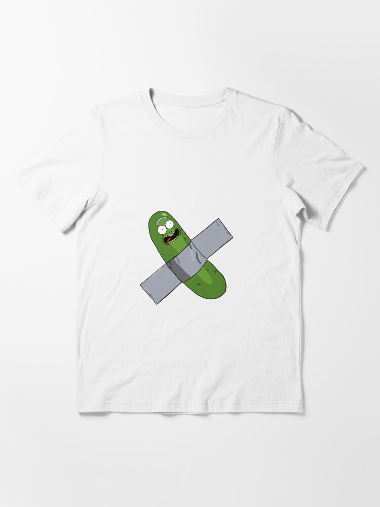Alternate view of Pickle Rick Modern Art Happy Version - Rick and Morty Fan Art Essential T-Shirt