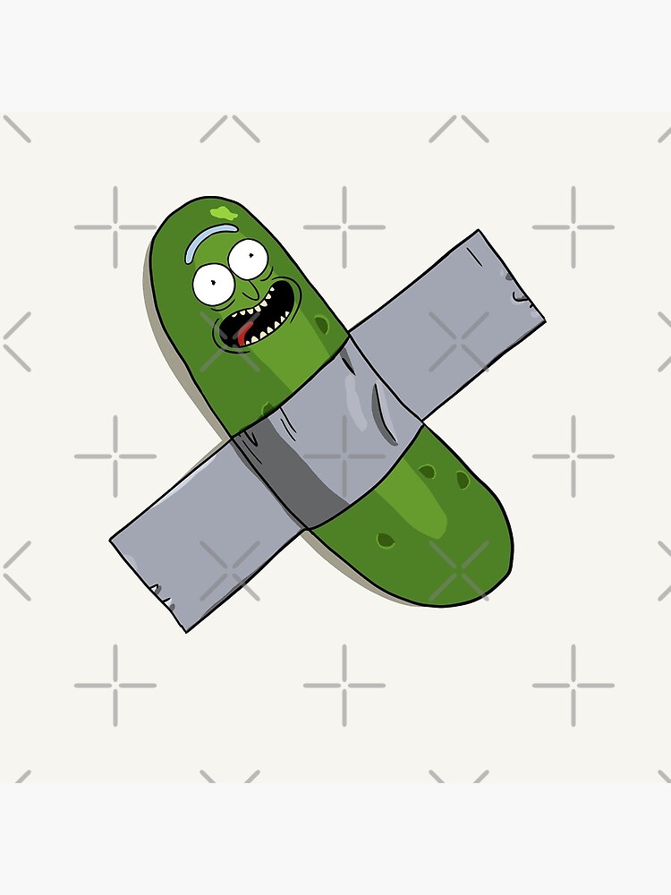 Pickle Rick Modern Art Happy Version - Rick and Morty Fan Art by Radarek1989