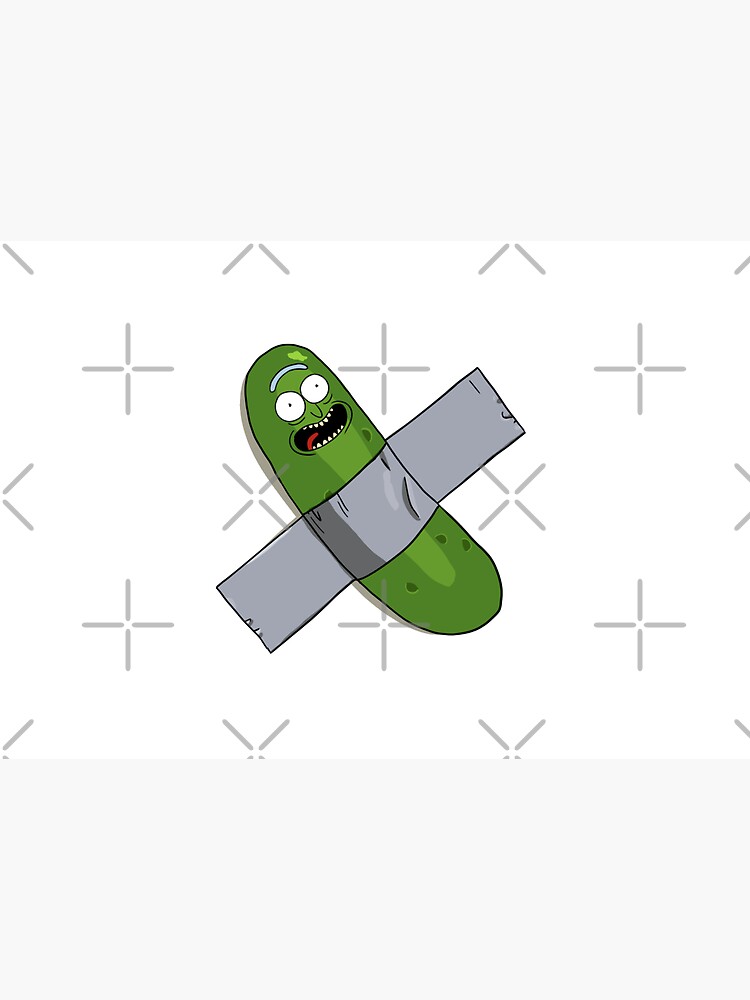 Pickle Rick Modern Art Happy Version - Rick and Morty Fan Art by Radarek1989