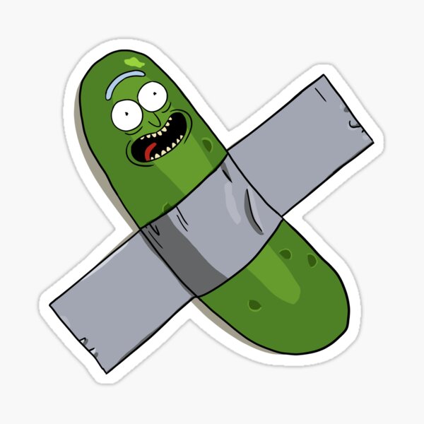 Pickle Rick Stickers Redbubble - roblox pickle rick