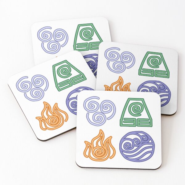 Item preview, Avatar Four Elements: Water, Earth, Fire, Air designed and sold by laughingplace55.