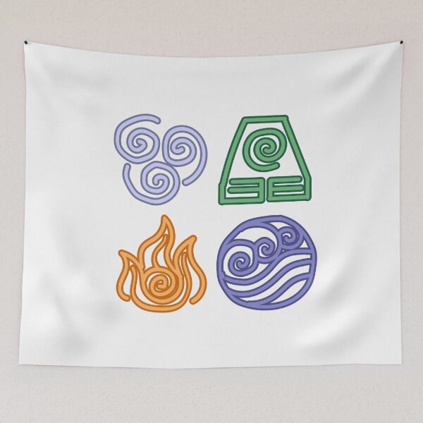 Item preview, Avatar Four Elements: Water, Earth, Fire, Air designed and sold by laughingplace55.