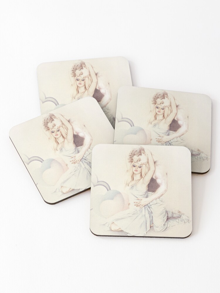 Thumbnail 1 of 5, Coasters (Set of 4), Affection designed and sold by Sara Moon.