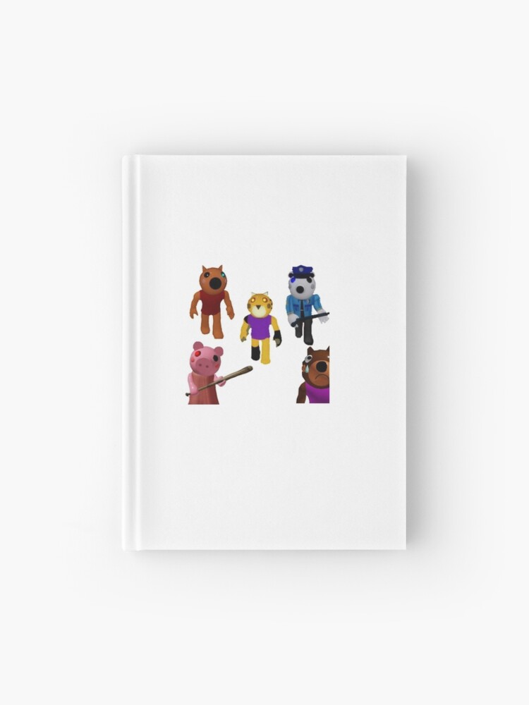 Roblox Piggy Hardcover Journal By Noupui Redbubble - roblox piggy skins coloring pages