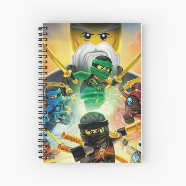 Lego Spiral Notebooks Redbubble - 2 ninjago alpha roblox lego ninjago ninjago kai